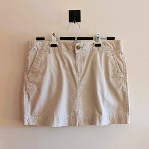Old Navy "The Perfect" Mini Skirt, Cream Colour, Size 10